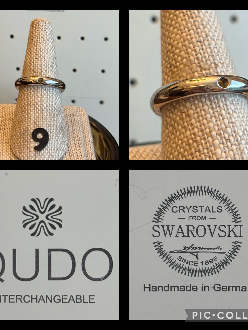 QUDO Interchangeable Ring Silver 9